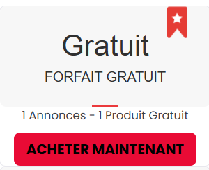 Free Package 7 Days / Jours - 1 Product